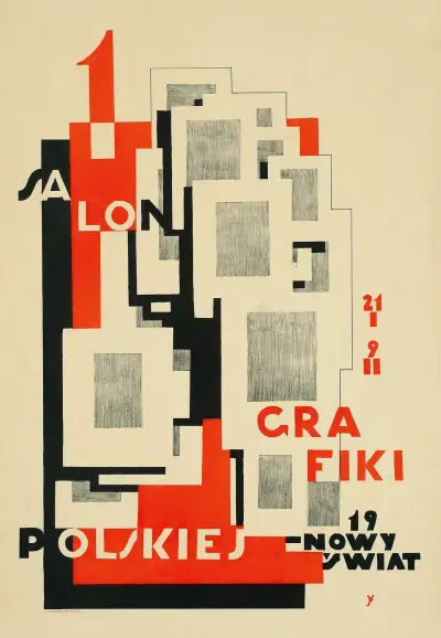 1 Salon Grafiki Polskiej. 21 I – 9 II. Nowy Świat 19 av Tadeusz Cieślewski
