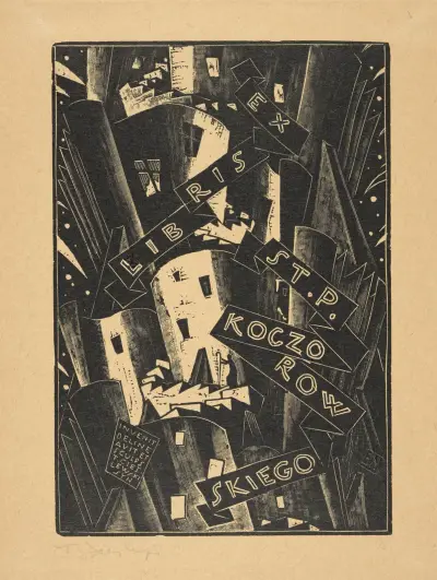 Ex libris St. P. Koczorowskiego av Tadeusz Cieślewski