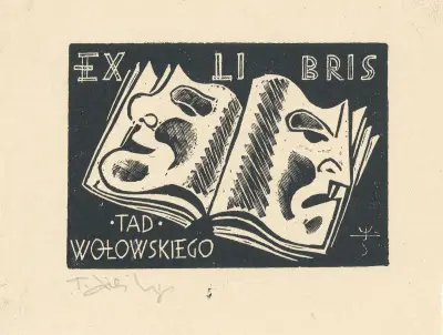 Ex libris Tad. Wołowskiego av Tadeusz Cieślewski