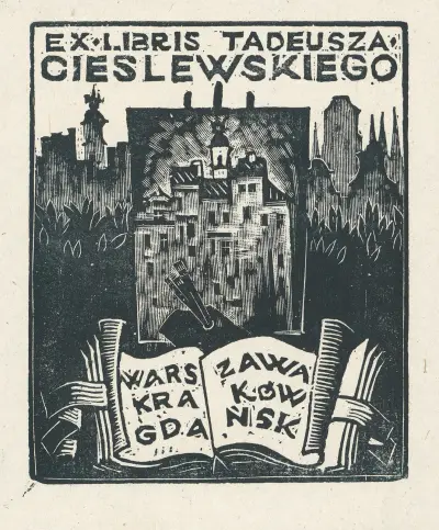 Ex libris Tadeusza Cieślewskiego av Tadeusz Cieślewski