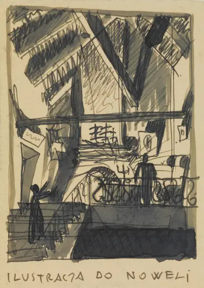 Ilustracja do noweli, Tadeusz Cieślewski