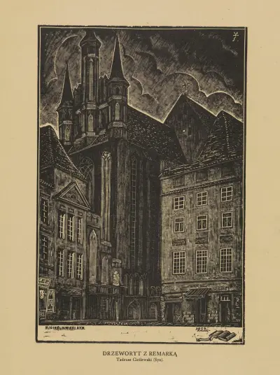 Jungfru Marias kyrka i Toruń av Tadeusz Cieślewski