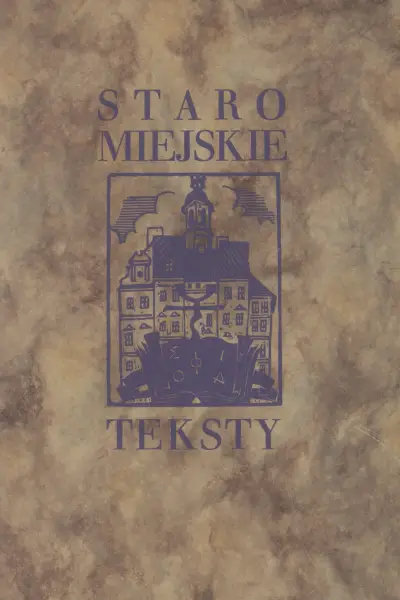 Staromiejskie teksty – omslag av Tadeusz Cieślewski