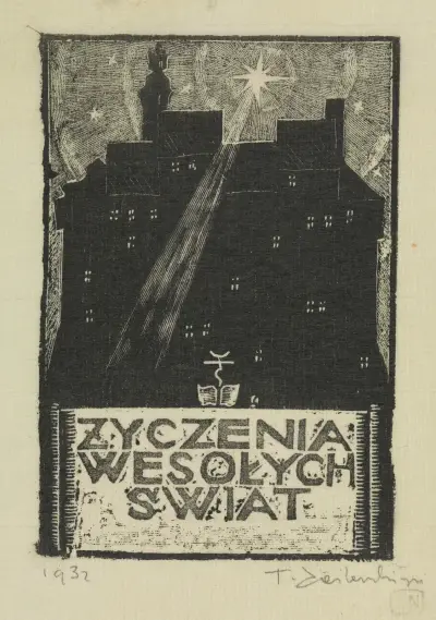 Życzenia Wesołych Świąt, Tadeusz Cieślewski