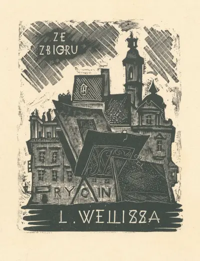 Ur L. Wellisz' samling grafiska blad av Tadeusz Cieślewski