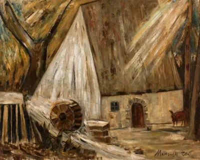 Mill (in Banay) av Tadeusz Makowski