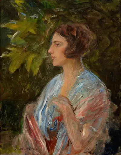 Portrait of a Lady av Teodor Axentowicz