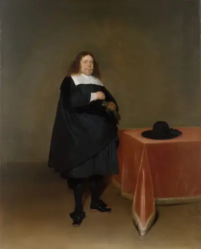 Burgomaster Jan van Duren (1613–1687) av Gerard ter Borch