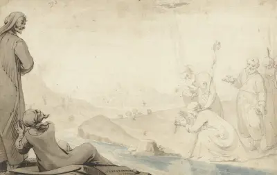 De doop van Christus av Gerard ter Borch