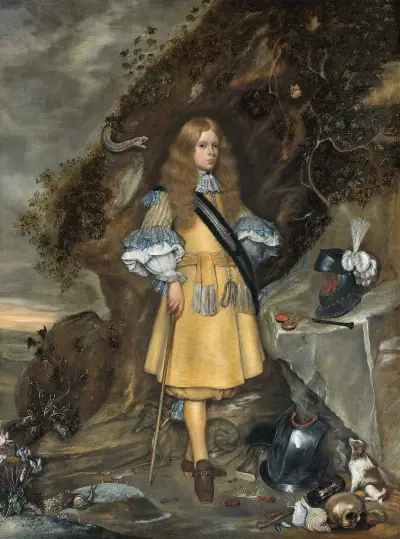 Memorial Portrait of Moses ter Borch av Gerard ter Borch