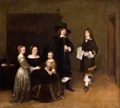 Portrait of a Family av Gerard ter Borch