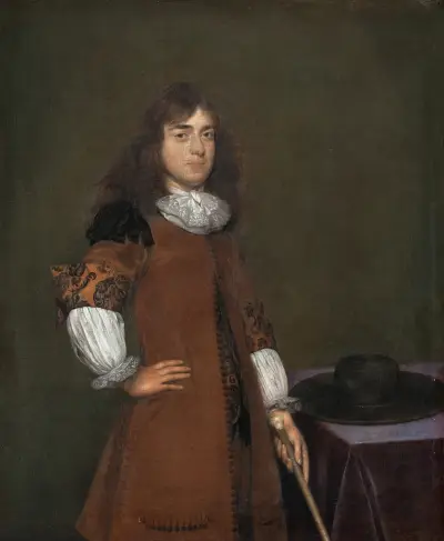 Portrait of a Man, 1670 av Gerard ter Borch