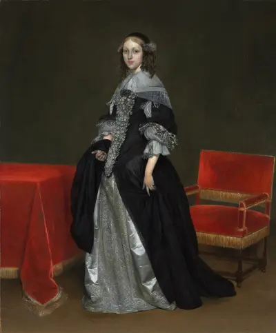 Portrait of a Woman, 1665 av Gerard ter Borch