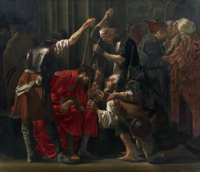 Christ Crowned with Thorns av Hendrick Ter Brugghen
