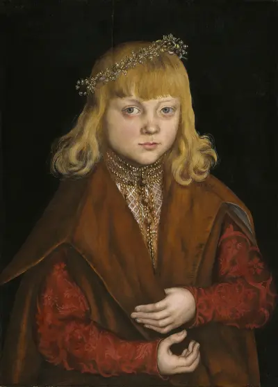 A Prince of Saxony av Lucas Cranach the Elder