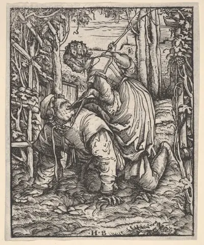 Aristoteles och Phyllis av Hans Burgkmair The Elder