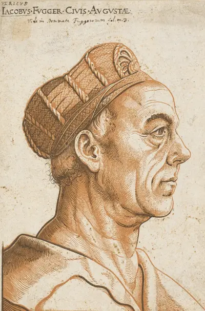 Porträtt av Jakob Fugger av Hans Burgkmair The Elder