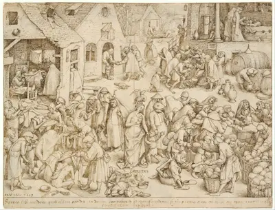 Caritas (Charity) av Pieter Bruegel The Elder