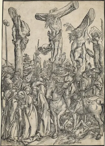 Crucifixion av Lucas Cranach the Elder