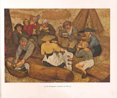 Das Mittagmahl av Pieter Bruegel The Elder