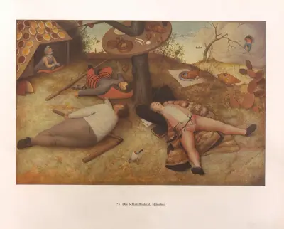 Das Schlaraftenland av Pieter Bruegel The Elder