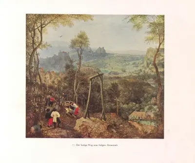 Der lustige Weg zum Galgen av Pieter Bruegel The Elder