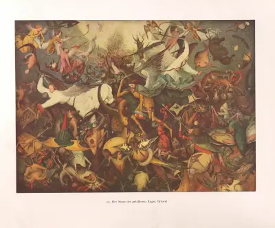 Der Sturz der gefallenen Engel av Pieter Bruegel The Elder