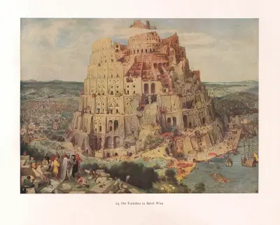 Der Turmbau zu Babel – nr 2 av Pieter Bruegel The Elder
