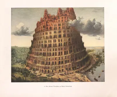 Der (kleine) Turmbau zu Babel – nr 1 av Pieter Bruegel The Elder
