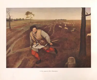 Der ungetreue Hirt av Pieter Bruegel The Elder