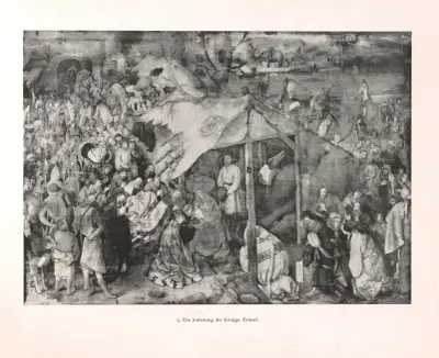 Die Anbetung der Könige – nr 1 av Pieter Bruegel The Elder