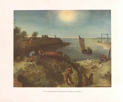 Die niederländischen Sprichwörter – nr 1 av Pieter Bruegel The Elder
