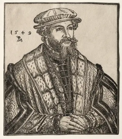 Dr. Christian Brück av Lucas Cranach the Elder