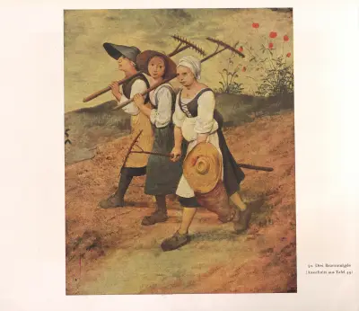 Drei Bauernmägde av Pieter Bruegel The Elder