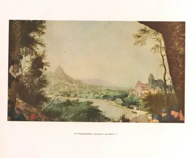 Flußlandschaft av Pieter Bruegel The Elder