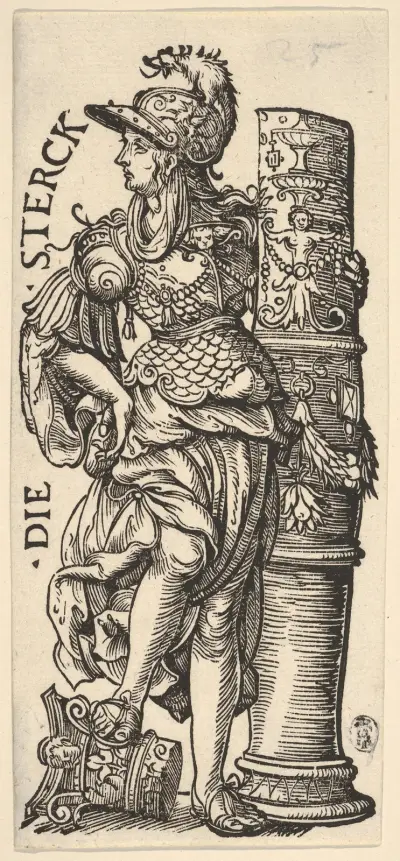 Fortitudo (Styrka) av Hans Burgkmair The Elder