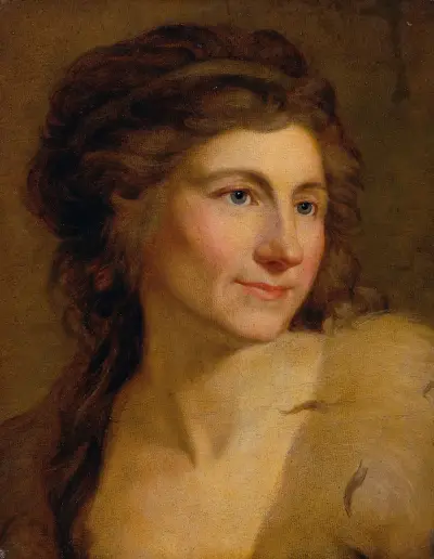 Frauenbildnis av Johann Baptist von Lampi the Elder