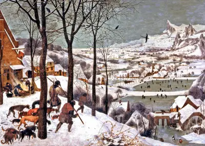 Hunters in the Snow (Winter) av Pieter Bruegel The Elder