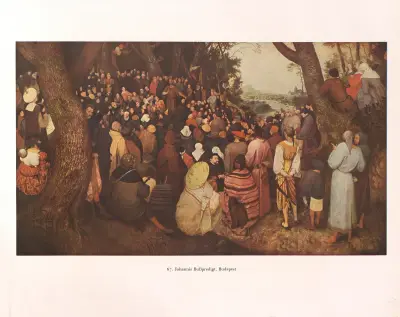 Johannis Bußpredigt av Pieter Bruegel The Elder
