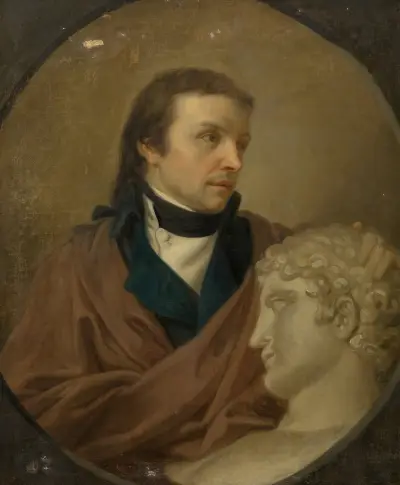 Josef Klieber (Bildhauer) av Johann Baptist von Lampi the Elder
