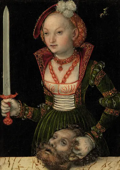 Judith and Holofernes av Lucas Cranach the Elder