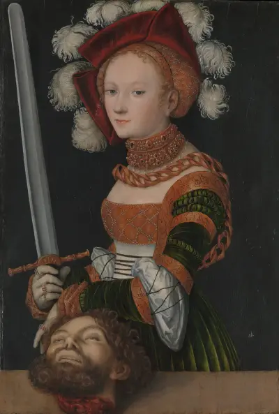 Judith with the Head of Holofernes av Lucas Cranach the Elder