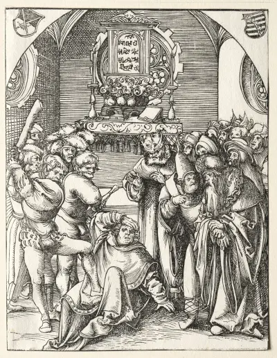 Martyrdom of St. Judas Thaddeus av Lucas Cranach the Elder
