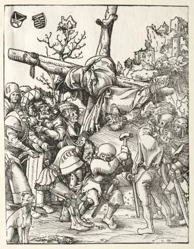 Martyrdom of St. Peter av Lucas Cranach the Elder