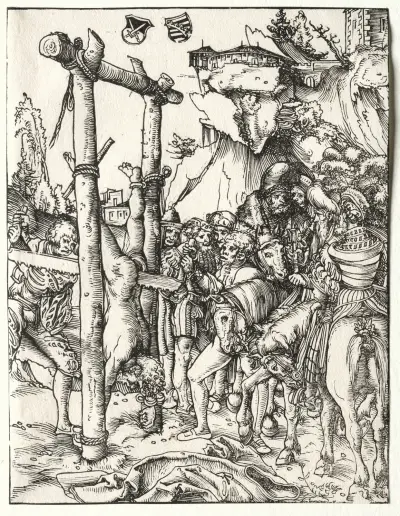 Martyrdom of St. Simeon av Lucas Cranach the Elder