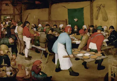 Peasant Wedding av Pieter Bruegel The Elder