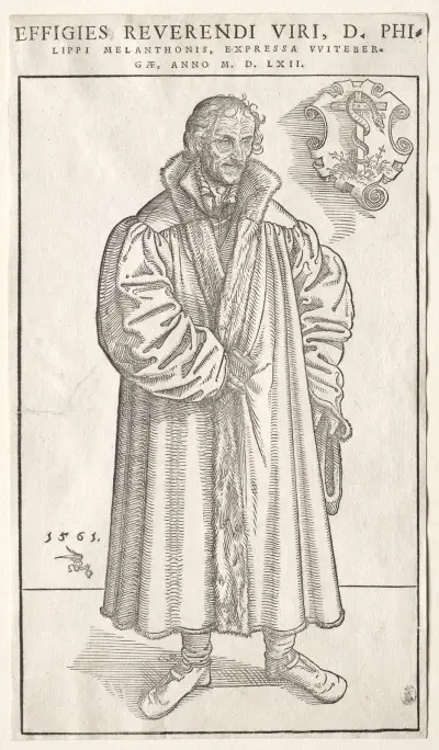 Philipp Melanchthon av Lucas Cranach the Elder