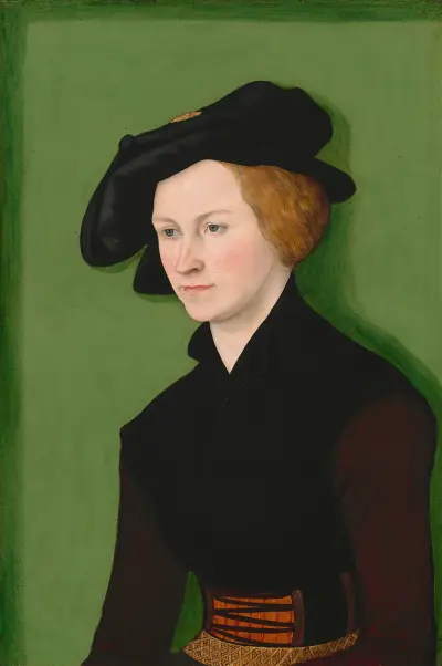 Portrait of a Woman av Lucas Cranach the Elder