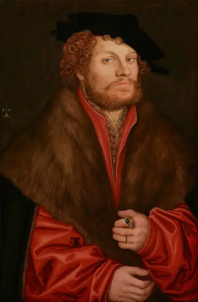 Portrait of Moritz Buchner av Lucas Cranach the Elder