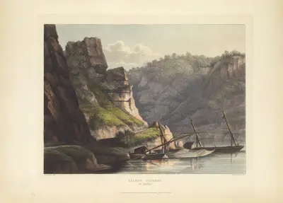 Laxfisket vid Lurley av Christian Georg Schütz the elder
